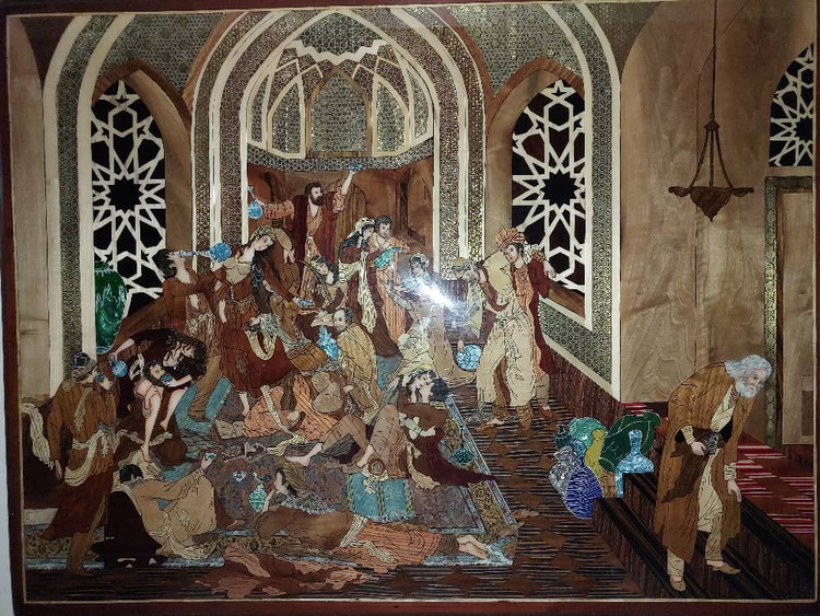 تابلو تمام پلی استر شفاف