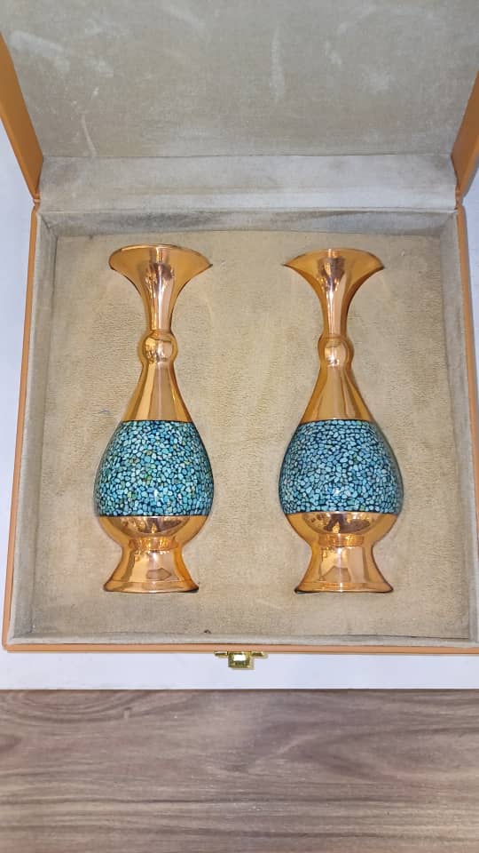 ست گلدان فیروزه